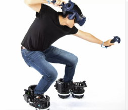 万向跑步机弱爆了，这款机器人VR靴可以让你始终保持在原地