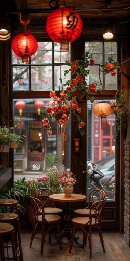 老街里的这一抹中国红，就是过年的意义吧！|||春节到来，我的心也逐渐被浓浓的年味所包围。