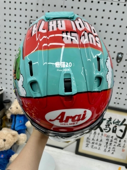勇往直前，超级马里奥。☄️ARAI头盔|||ARAI RX7X 超级马里奥·彩绘分享 客订XL已售，现货L一顶。