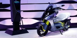 雅马哈E01电动踏板实车首次曝光 原汁原味的概念车设计