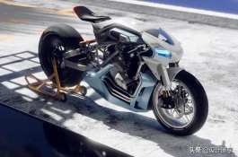 很适合钢铁侠的BMW Motorrad超跑摩托车设计