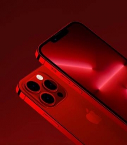 iPhone 13 Pro Max如果整个红色，也挺妖艳的。