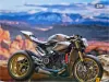 田宫摩托模型 1:12 杜卡迪1199 ducati 模型成品分享