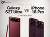 三星Galaxy S27 Ultra对比iPhone18 Pro：  你选哪个？[皱眉] ​​​