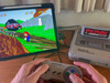 SNES 版《马力欧 64》（FX 芯片）。令人印象深刻。