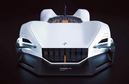 #汽车设计# 这款 Roborace Polestar 1K 概念车是一款狂暴的电动...