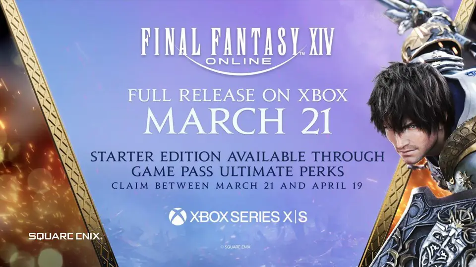 《最终幻想14》宣布 3 月 21 日正式上线微软Xbox Series X|S平台