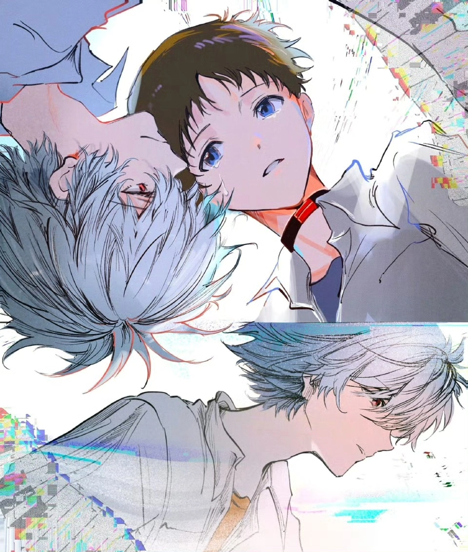 #EVA##新年迎喜番#  老师新绘制的薰嗣插图真的美爆了.[捂嘴哭]  绘：Soraaa53 ​​​