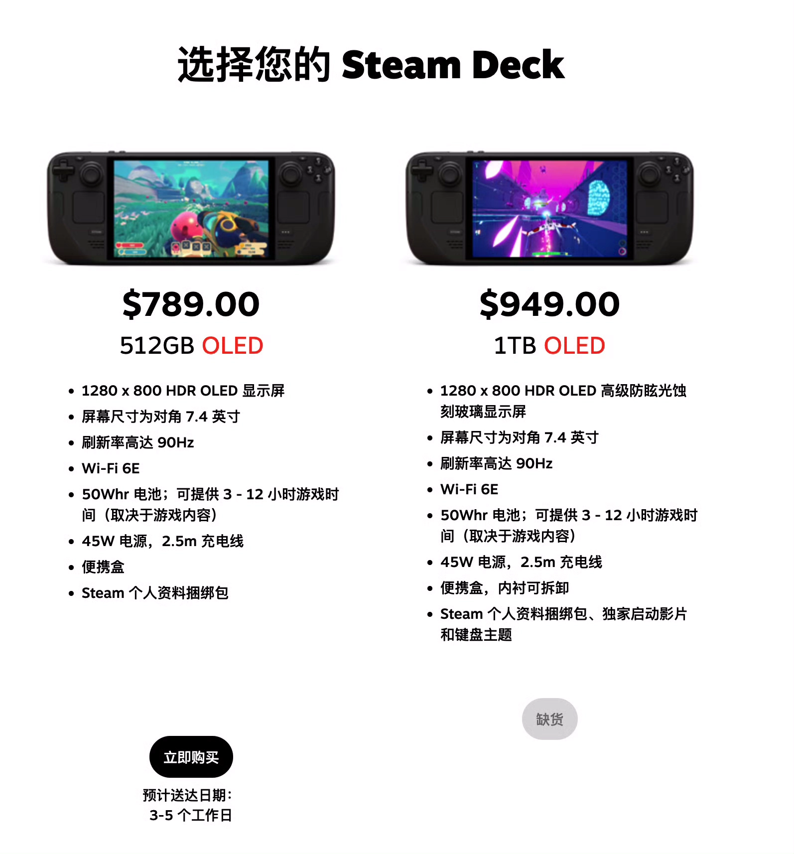 Valve 宣布 Steam Deck售价上调。