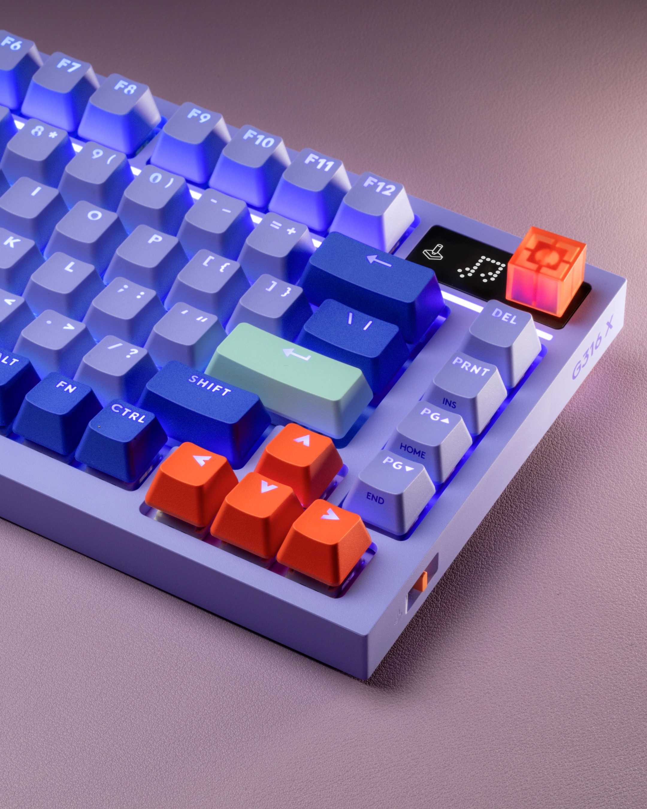 Lilac G316 X 75 + Mecha keycaps = 💯 🤩