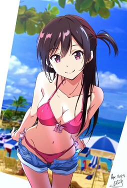 水原千鹤 生誕贺图 仁井学绘 ​​​