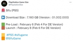 动作格斗《师父》PS5版容量曝光 下载仅需7.16GB