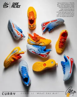 Shoe Palace出品Curry 12 “What The Bay”美图，为2025旧金山湾区全明星赛预热🌉 ​​​