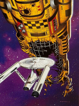 David B Mattingly 为 1992 年出版的《星际迷航日志》系列小说绘制的插图