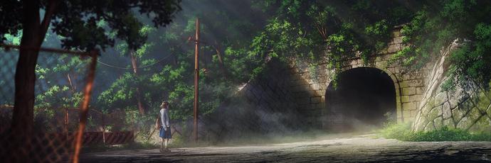 来自于日本画师的一组超唯美场景插画欣赏！很有新海诚...