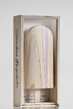 意大利艺术家 Johnny Hermann 的创意作品Wooden Popsicle（木冰棍）。 ​