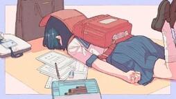 很有趣味的一组背影插画，元素搭配丰富和谐  画师：のり恋