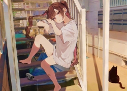 少女 Artist:はむねずこ Twi:nezukonezu32 #可爱少女插画#​ ​​​