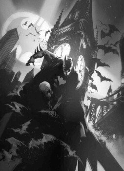 BATMAN: Gotham City Chronicles 画师mathieu lauffray 封面插画#蝙蝠侠# ​​