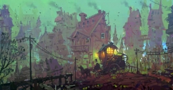 光与影 比利时插画师Gabriel Gomez