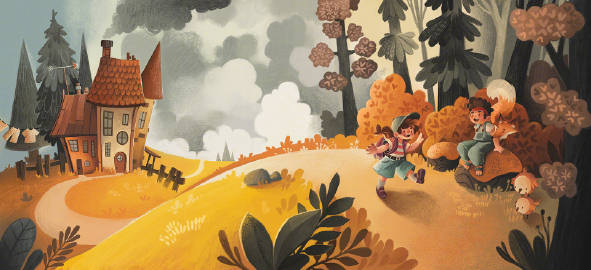 来自插画师 Kate Pellerin 绘画作品