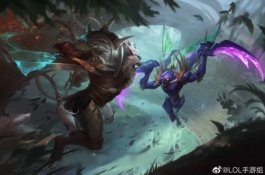 英雄联盟手游新英雄螳螂、狮子狗宣传图！
