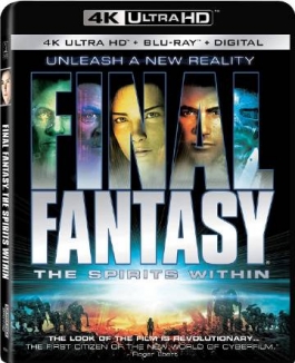 CG电影《最终幻想 灵魂深处》4K蓝光光碟版将于11月16日发售。