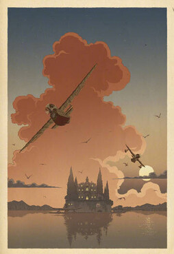 当宫崎骏的梦幻世界遇上版画 / Bill Mudron