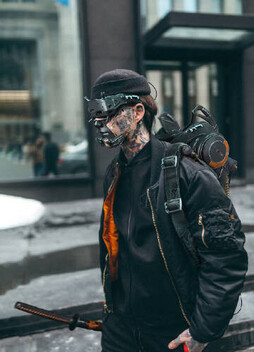 #绘画参考# 赛博朋克