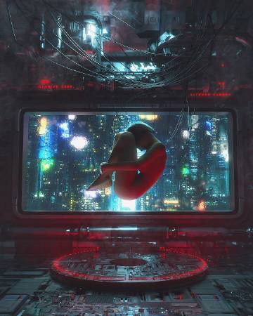 赛博朋克  by：dangiuz