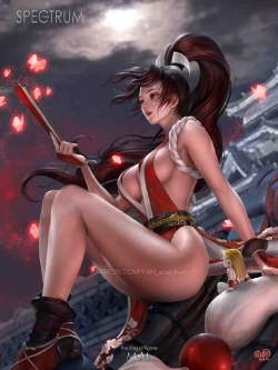 Mai. king of fighters 画师Mansik Yang 不知火舞#拳皇# ​​