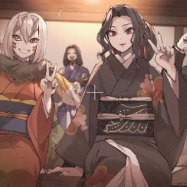 #鬼灭之刃#无穷城十二鬼月一样平常生存，生而为鬼，也要做部分团建[赞][doge]