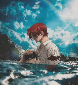 #海贼王# 红发：我把他赌在新世界了！