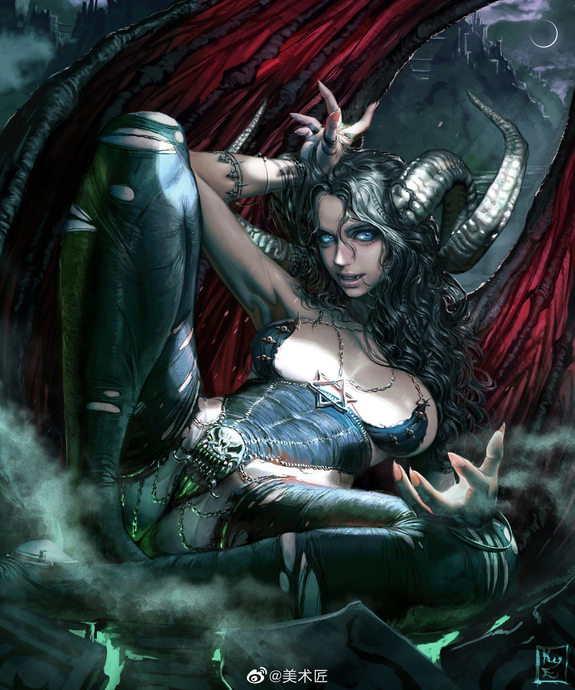 板绘丰硕的人设 , 人物插画艺术家 , KyuYong Eom ​​​