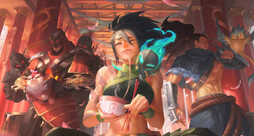 总结回顾，世界赛的版本陷阱都是什么英雄？  感觉女枪是首当其冲的，本来看决赛觉得赵信这英雄很逛街的，但最后一把的jiejie赵信一往无前那是真...