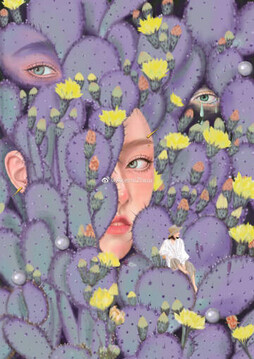 插画#原创插画##插画##插画分享##插画艺术##板绘##画画# 《刺瞳》