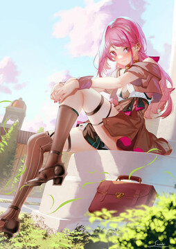 #每日插画推送[超话]##动漫##动漫壁纸#   twi@saraki1119 ​​​