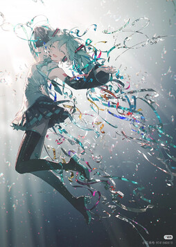 画师推荐‖Rella Rella笔下的初音真的温柔到骨子里