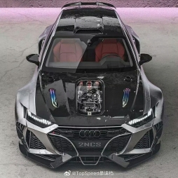 Audi RS 666!  #我与汽车的日常##汽车改装#  ​​​
