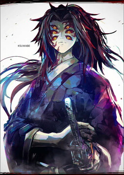 「鬼灭之刃」上弦之壹“黑死牟” twi：KSUWABE