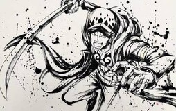 #海贼王# 水墨画，这画工厉害了！作者@花二轮同学