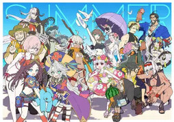 ワダアルコ twi:tsubuanfes  合体！！！！！！ 冬コミFGO新刊にいれる夏イベ見開き集合絵～