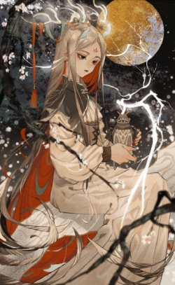 #插画分享# #佳作赏析# 复古东方韵味与日式浮世绘相结合，别有一番韵味[憧憬]  画师：壺也