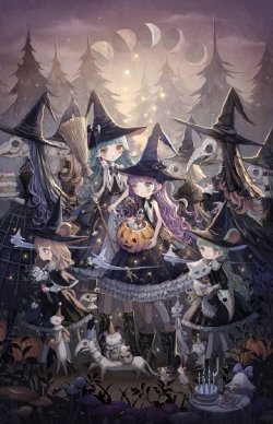 #绘画参考# #原创插画# 好精致的奇幻童话风插画~  画师：城咲ロンドン