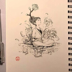 插画丨手绘原画也很赞！