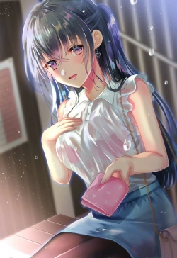 “湿透了......没事吧？”