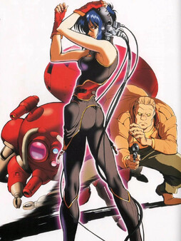 PS游戏🎮Ghost in the shell （1997） 川元利浩绘制的草薙素子 ​​​