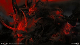 #七点GAME# #游戏美术# 《对马岛之魂》 这些怪物太惊艳了！好好看！[憧憬]  Naomi Baker 个人主页：naomibaker.artstation.com