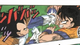 鸟山明原画集原作漫画“拳拳到肉”的战斗场面分镜之【孙悟空】VS【贝吉塔】地球之战！旁观者都感觉痛！！！（整理by JACO） #鸟山明原画集