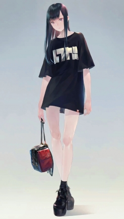 艺术插画 丨 人物插画 插画师 Tt xathrid ​​​